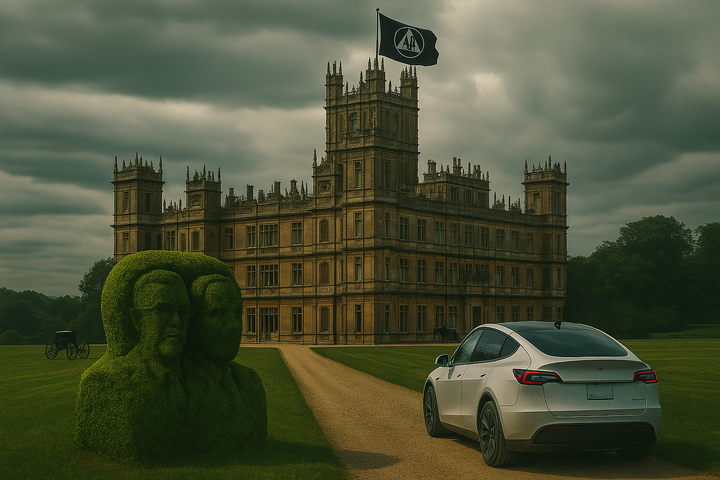 Downton Abbey and the Stately Homes of A.A.